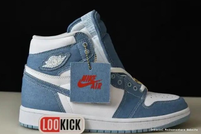 Official Maikesneakers Jordan DM9036-104 High 1 OG Denim Air WMNS 0526